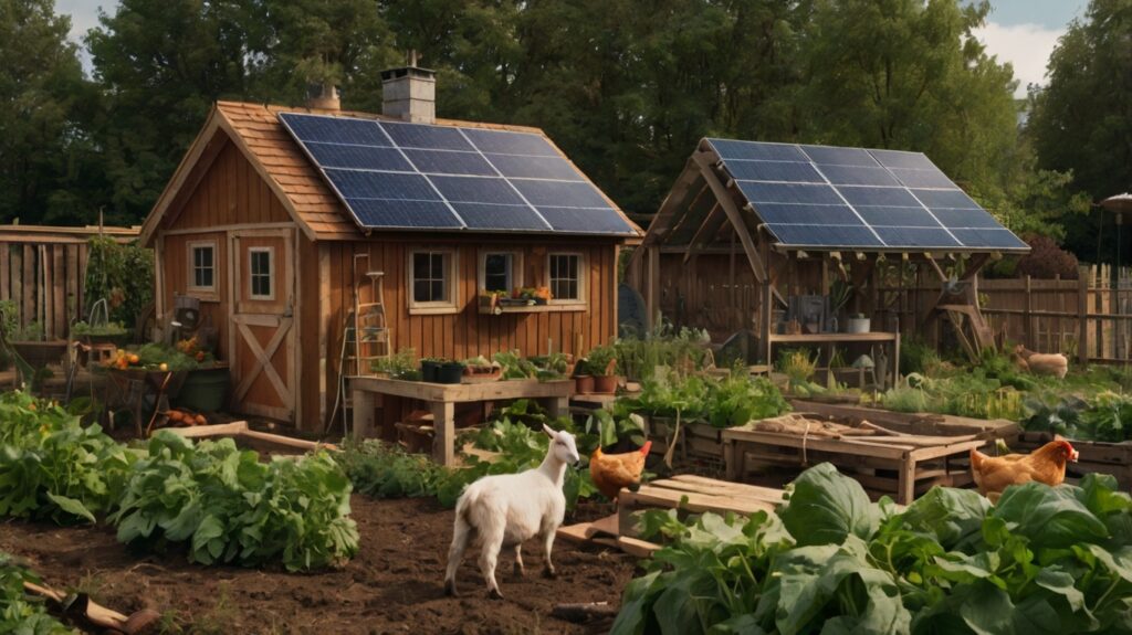 Leonardo_Kino_XL_A_cozy_ongrid_homestead_surrounded_by_a_veget_2-1024x575 Homestead Like a Pro (or at Least Like Someone Who Knows Which End of the Hammer to Hold)